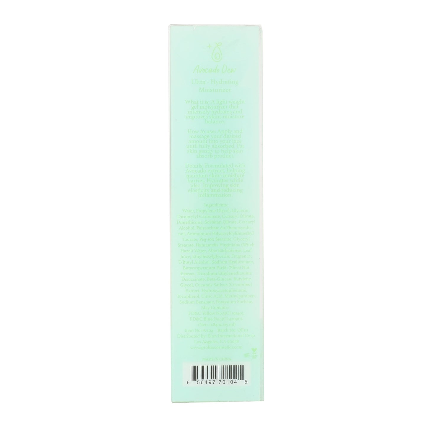 Prolux Avocado Dew Ultra Hydrating Moisturizer