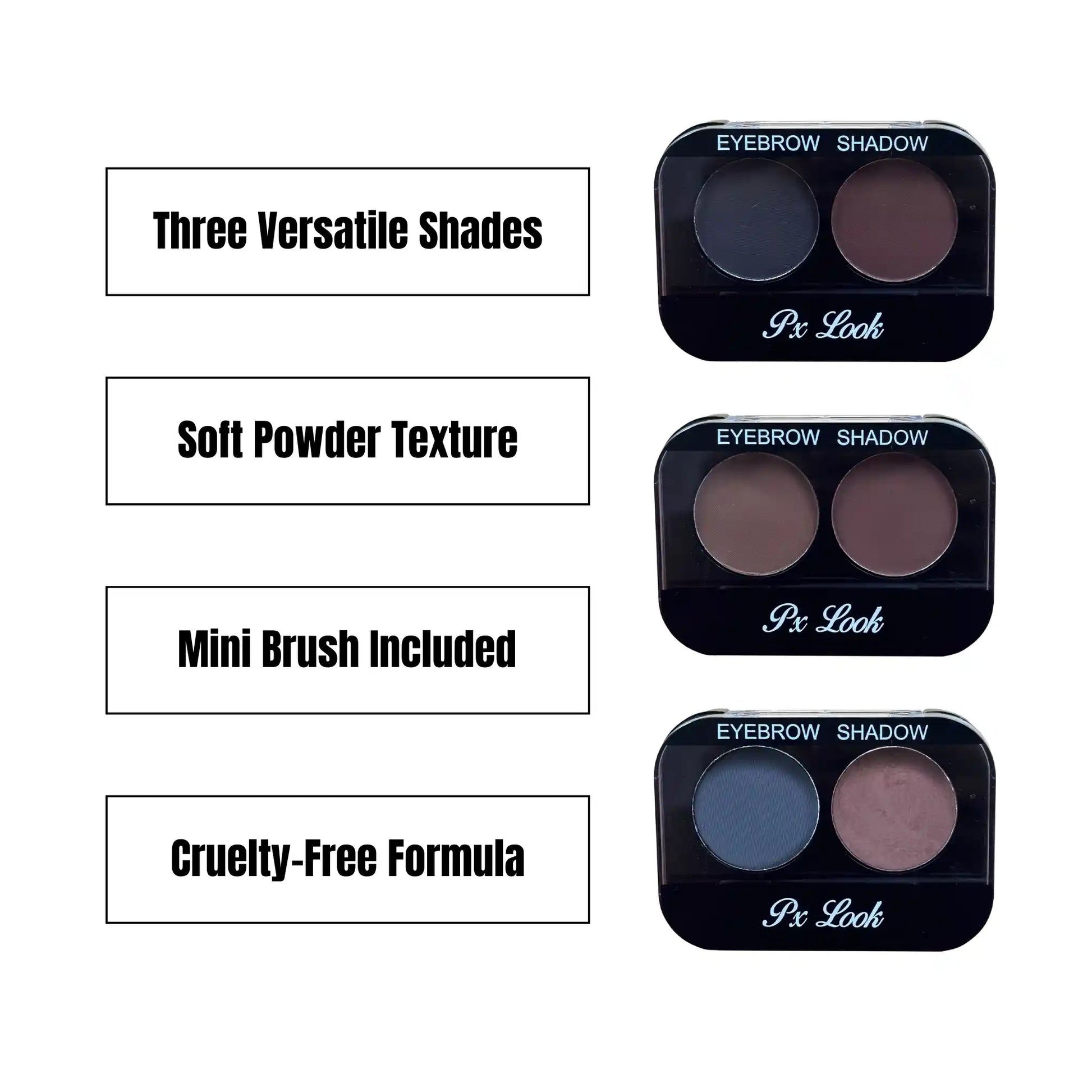 PxLook Eyebrow Shadow, eyebrow shadow palette, shadow for eyebrows​