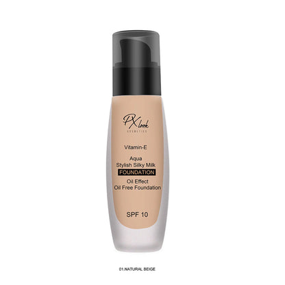 PxLook Silky Milk Foundation, stylish silky milk foundation