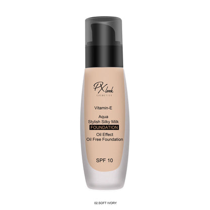PxLook Silky Milk Foundation, stylish silky milk foundation