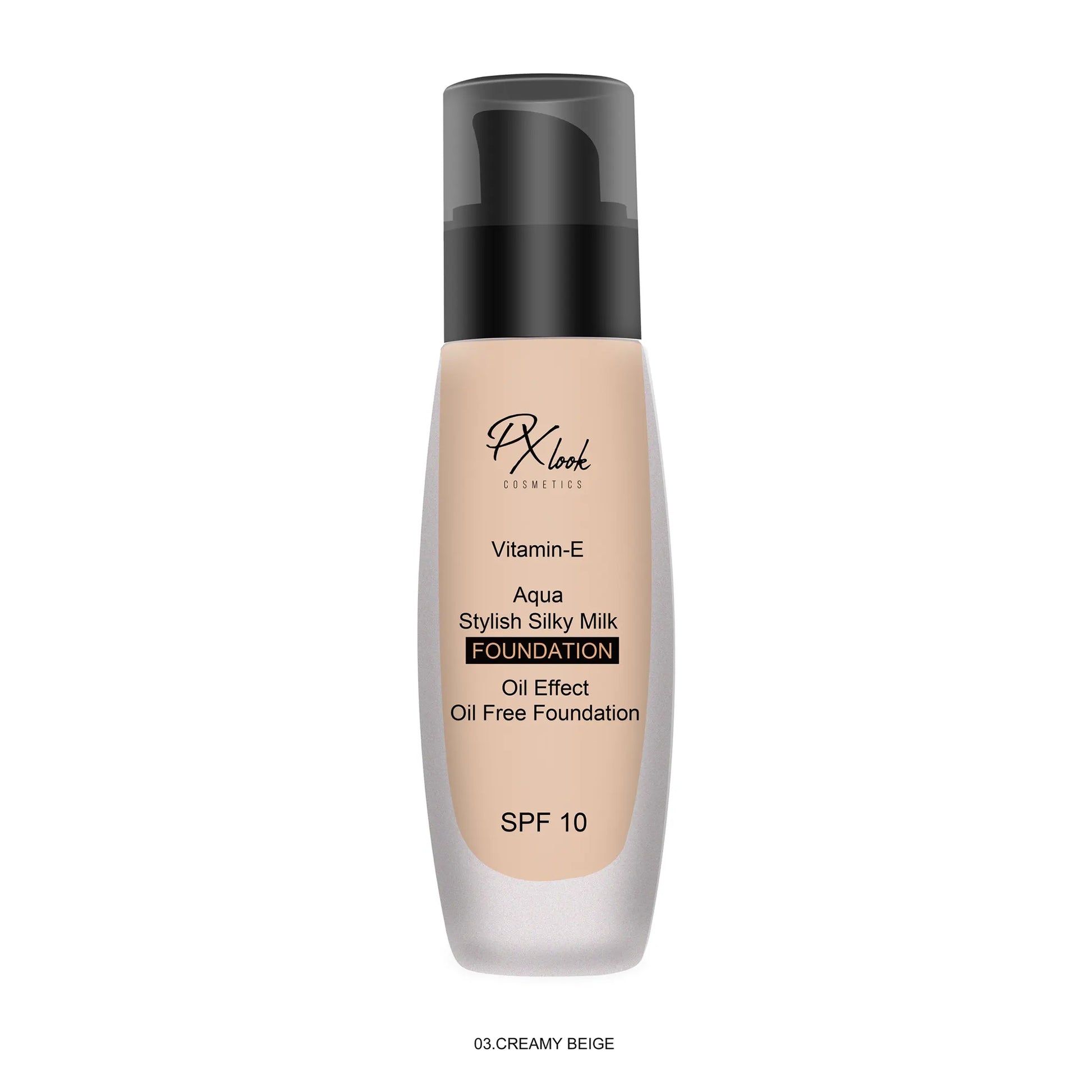 PxLook Silky Milk Foundation, stylish silky milk foundation