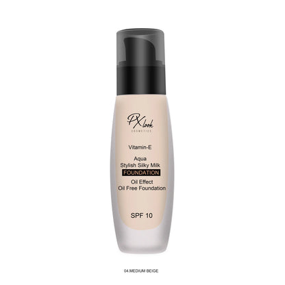 PxLook Silky Milk Foundation, stylish silky milk foundation