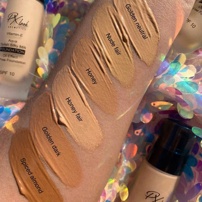 PxLook Silky Milk Foundation, stylish silky milk foundation