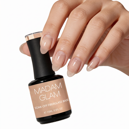 Gel de fibra de vidrio beige