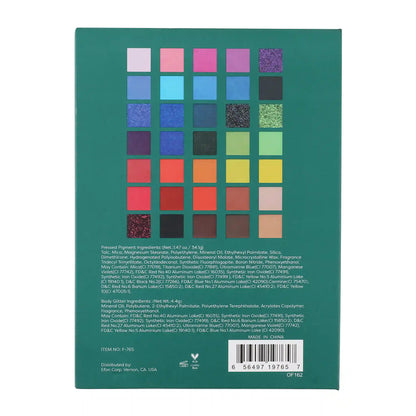 Rio De Janeiro Eyeshadow Palette, Best Eyeshadow Palette, shimmer eyeshadow palette, matte eyeshadow palette, colorful eyeshadow palette.
