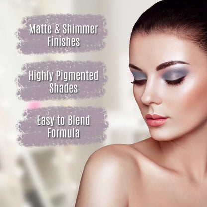 Rio De Janeiro Eyeshadow Palette, Best Eyeshadow Palette, shimmer eyeshadow palette, matte eyeshadow palette, colorful eyeshadow palette.
