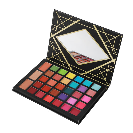 PxLook Gatsby Confessions Eyeshadow Palette, colorful eyeshadow palette, shimmer eyeshadow palette, matte eyeshadow palette
