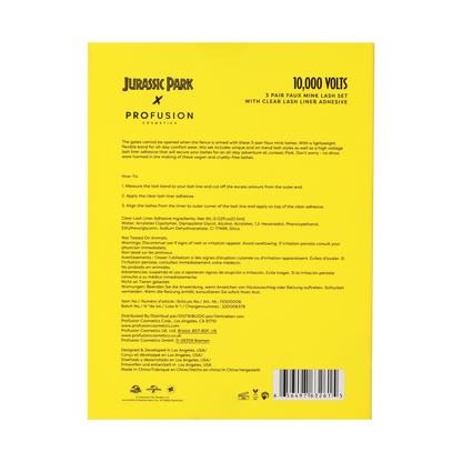 Jurassic Park | 10,000 Volts Faux Mink Lash Set