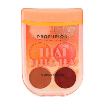Me 🖤 Boba | Paleta de 6 sombras Milk Tea