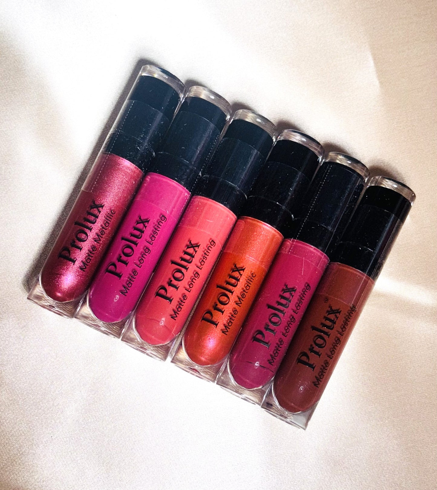 Ruby Radiance Metallic Matte Red Lipsticks