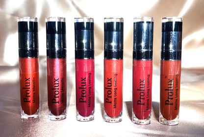 Ruby Radiance Metallic Matte Red Lipsticks