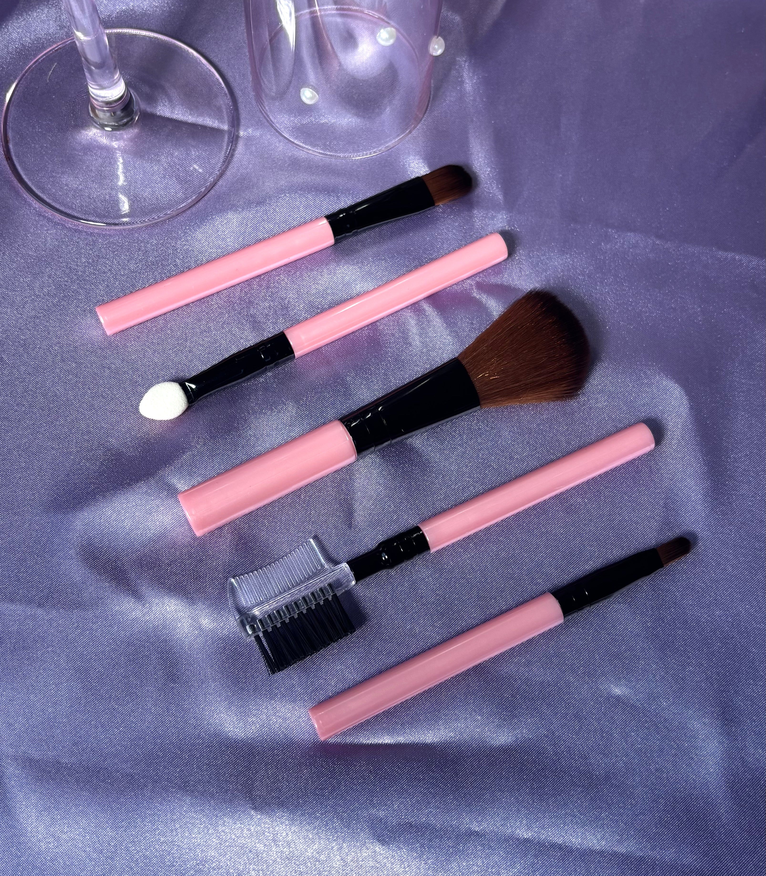 Makeup Brush Set: 5pcs