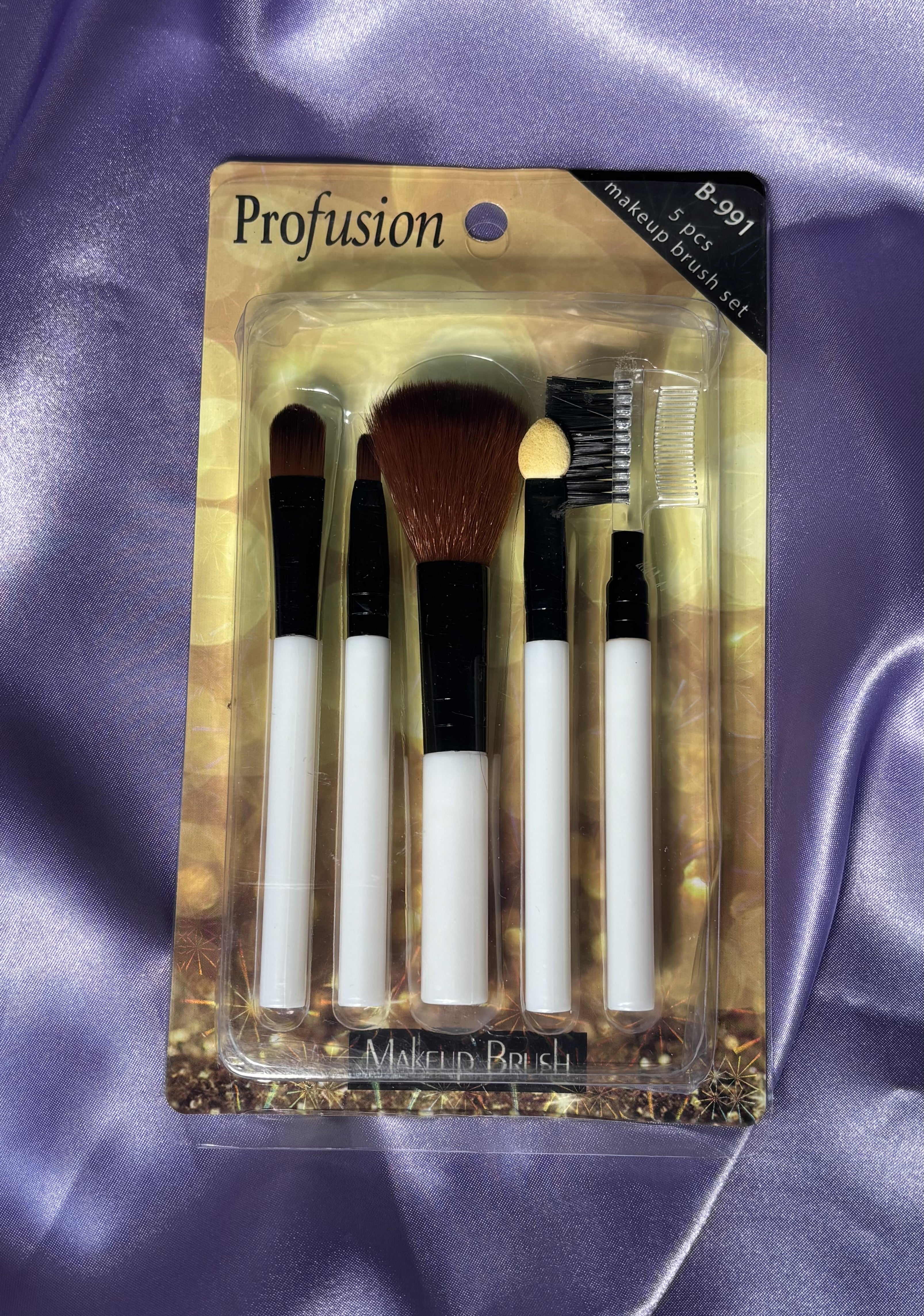 Makeup Brush Set: 5pcs