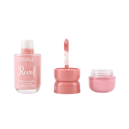 Prolux Revel Cream Blush & Tinted Lip Balm Duo