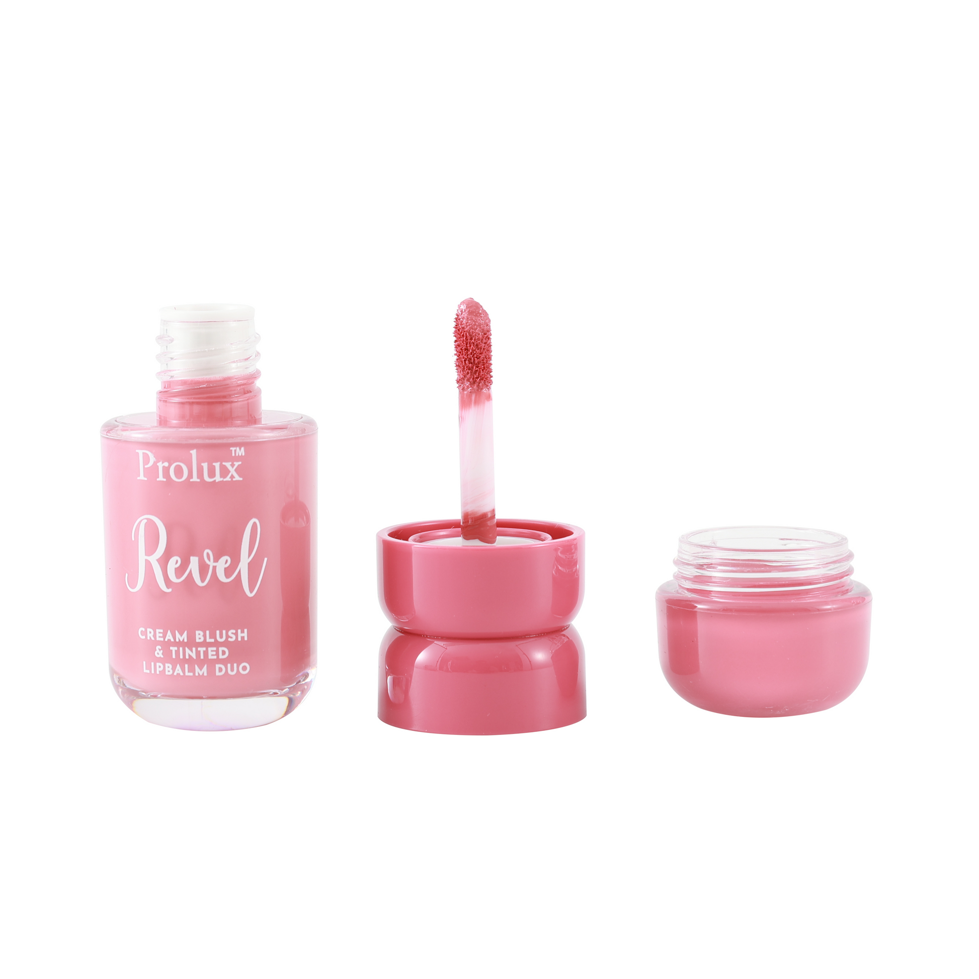 Prolux Revel Cream Blush & Tinted Lip Balm Duo