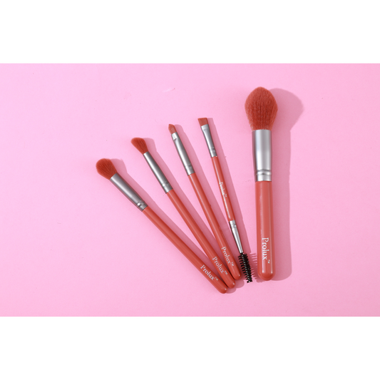 Makeup Brush Set: 5pc count