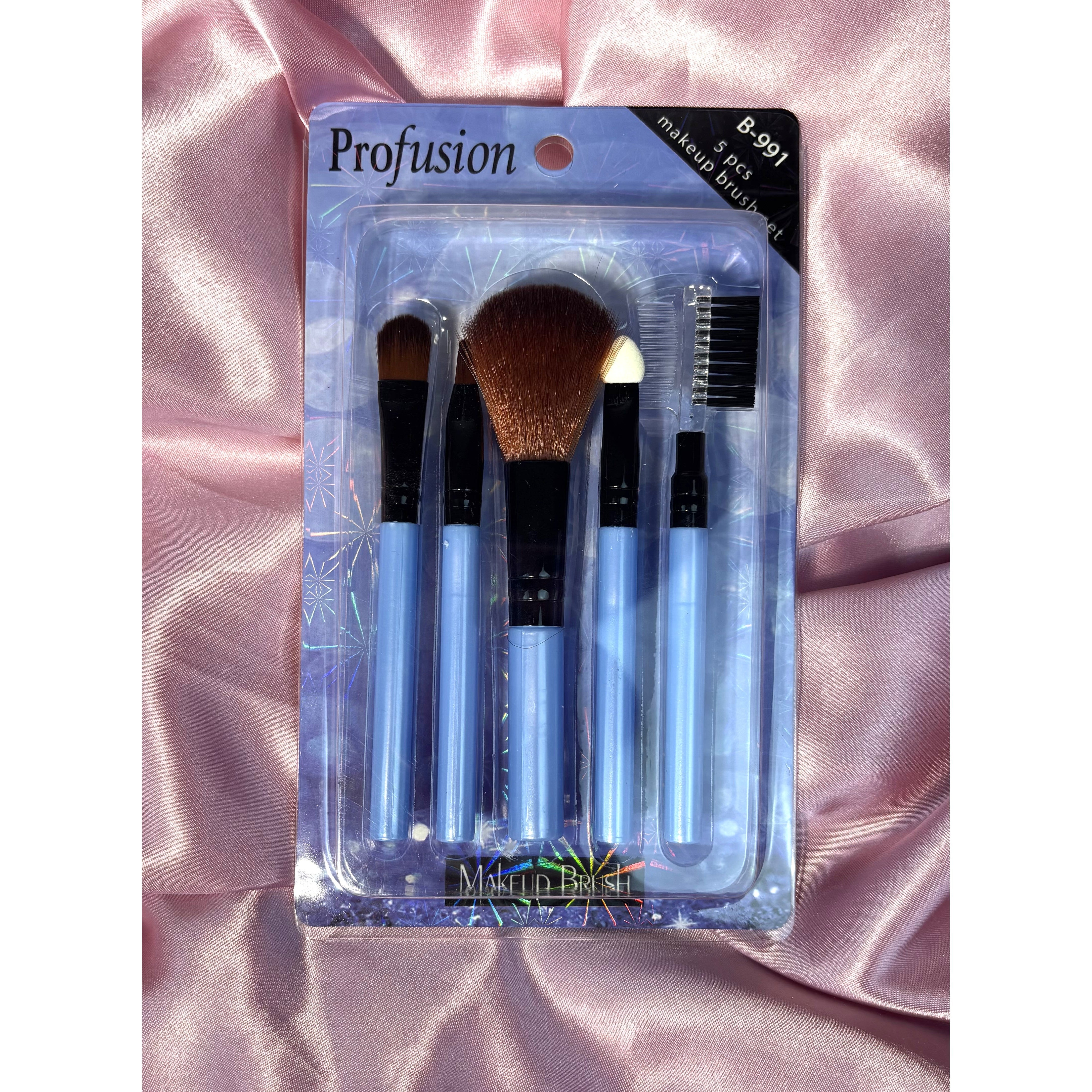 Makeup Brush Set: 5pcs