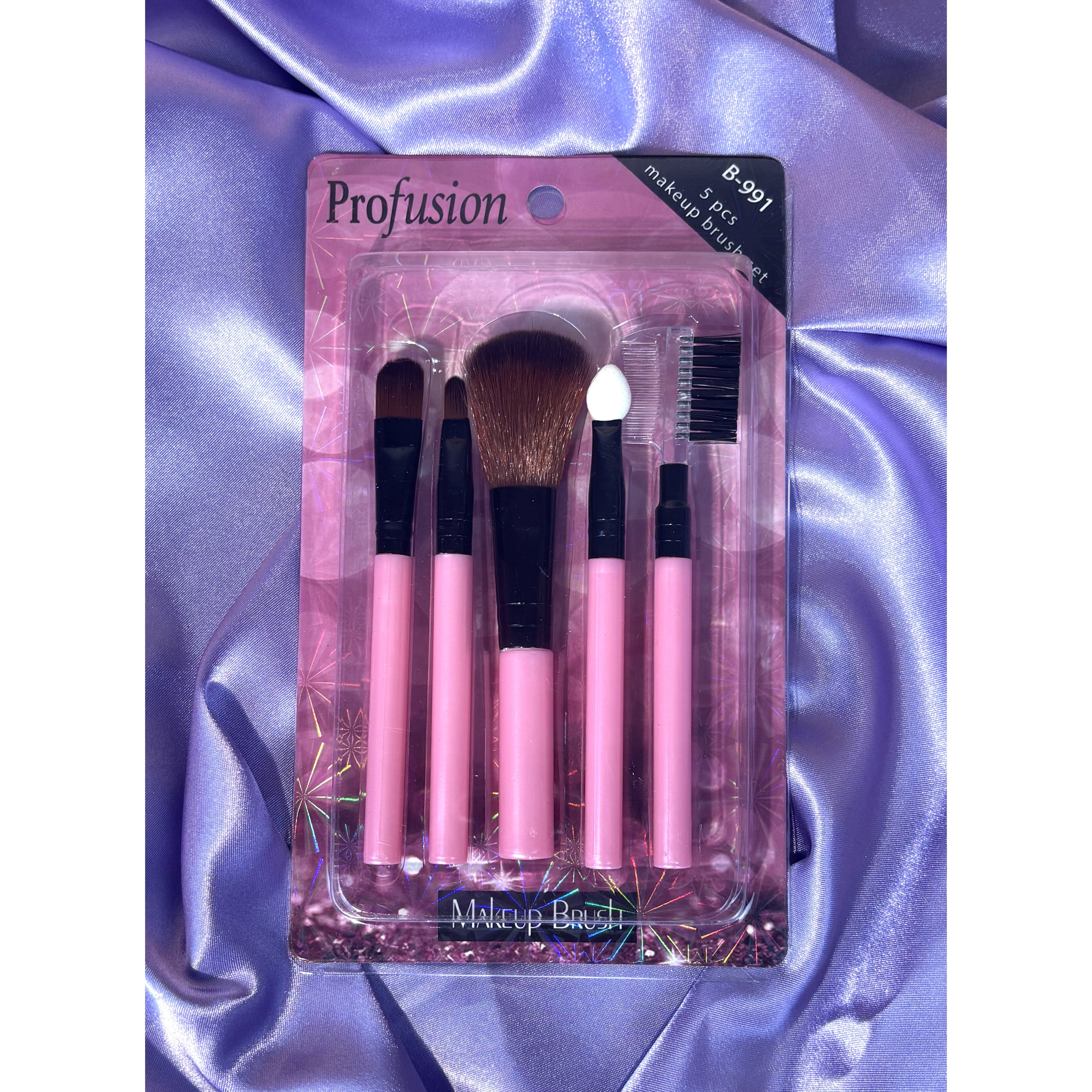Makeup Brush Set: 5pcs