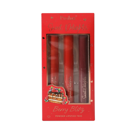 Prolux Sweet Delights Powder Lipstick Trio, powder lipstick, lipstick powder