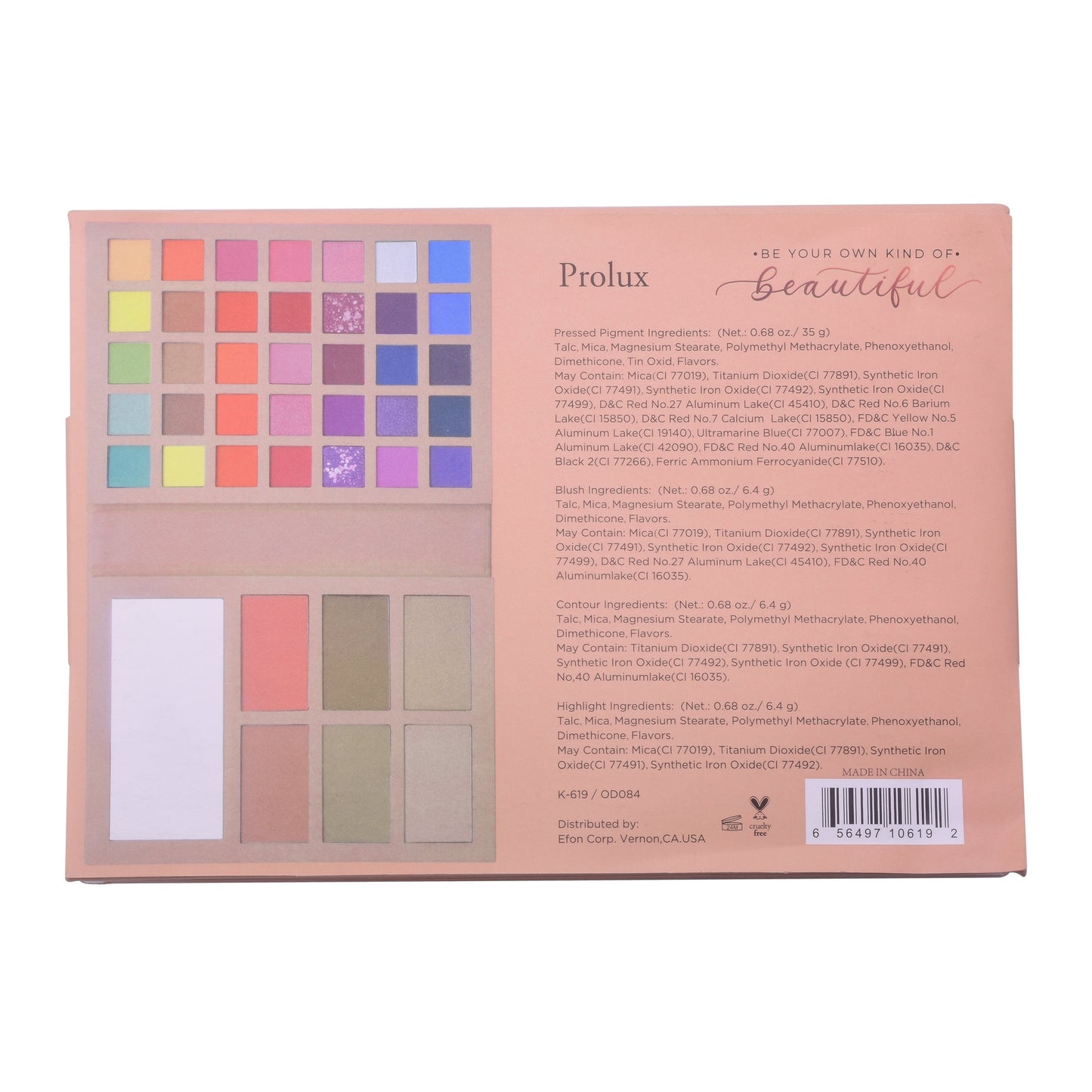 Be Your Own Kind Of Beautiful Eyeshadow Palette, colorful eyeshadow palette, shimmer eyeshadow palette, matte eyeshadow palette
