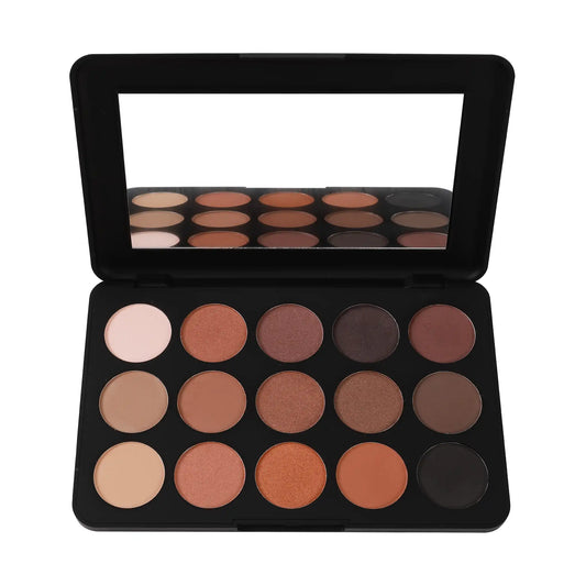 Prolux 15-Shade Eyeshadow Palette, neutral eyeshadow palette, matte eyeshadow palette​, non toxic eyeshadow
