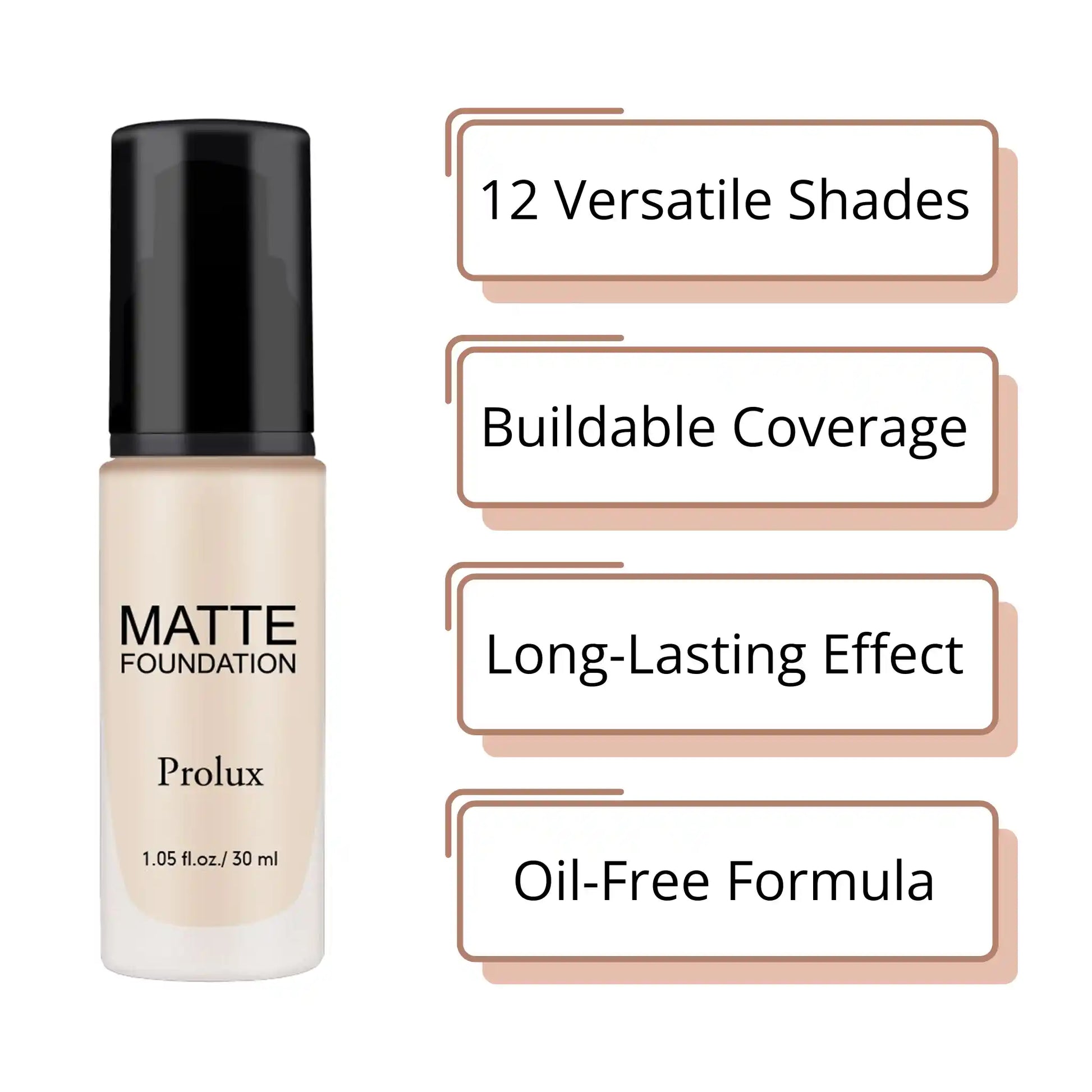 Px Look Lightweight Matte Foundations, lightweight matte foundation, matte foundations, best full coverage matte foundation