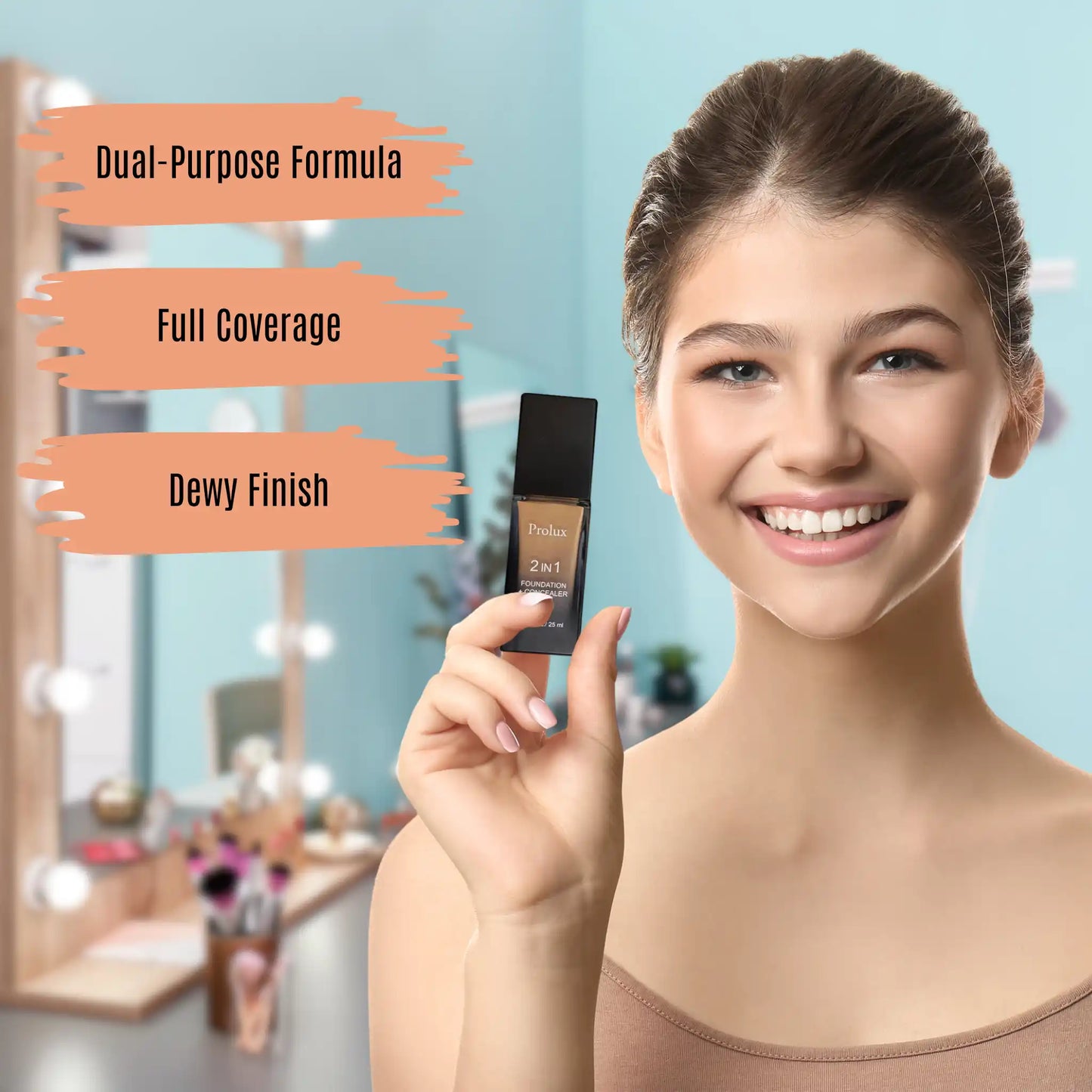 2 in 1 foundation and concealer, foundation and concealer