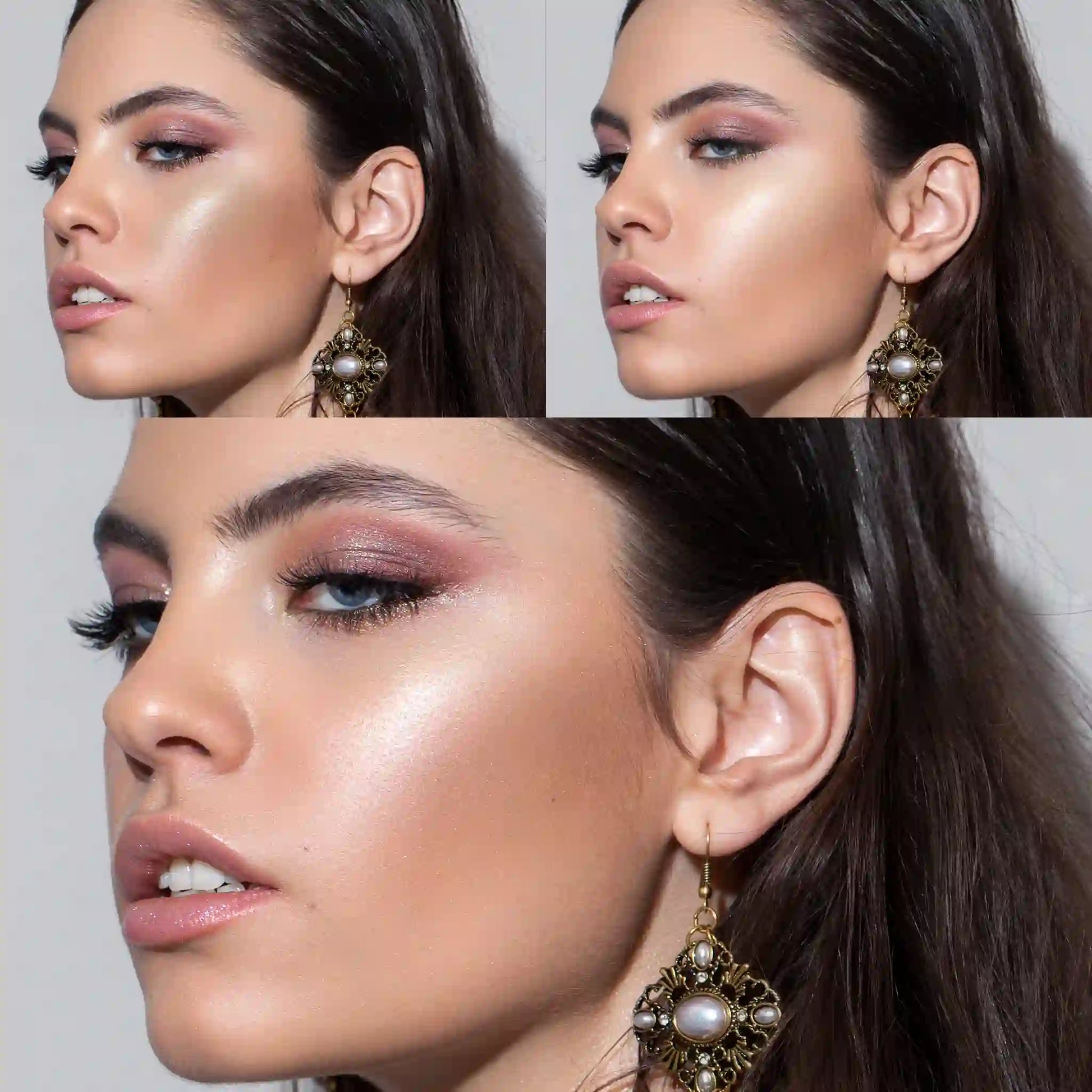 Show Stopper: Shimmer Highlighter, shimmer highlight, shimmer highlighter, shimmer highlight powder.