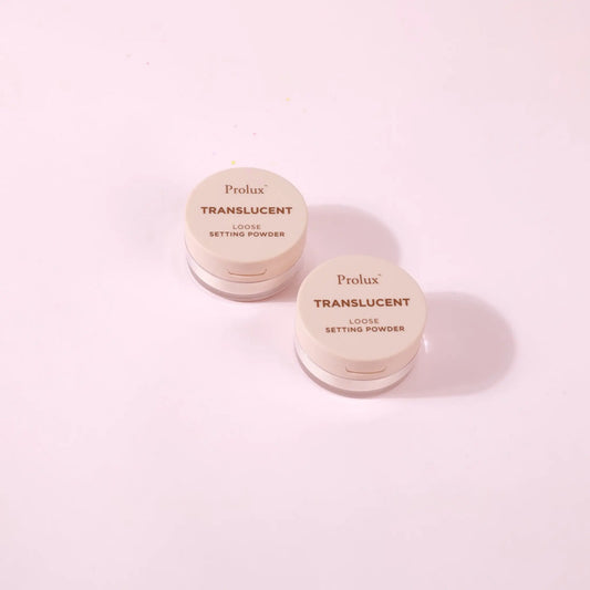 Prolux Translucent Loose Setting Powder, translucent setting powder, prolux setting powder, clean setting powder​.