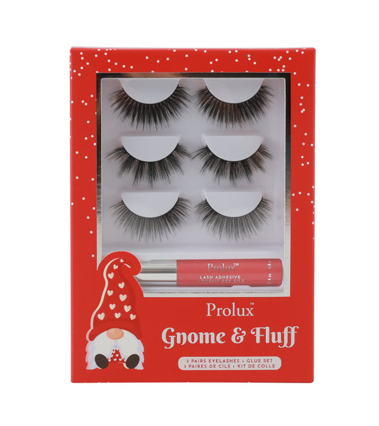 3 Pairs Eyelashes & Glue Set, volume lashes, volume lashes