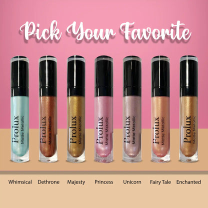Prolux Matte Metallic Lip Gloss, best metallic lip gloss, matte lip gloss, matte lip gloss for dark skin