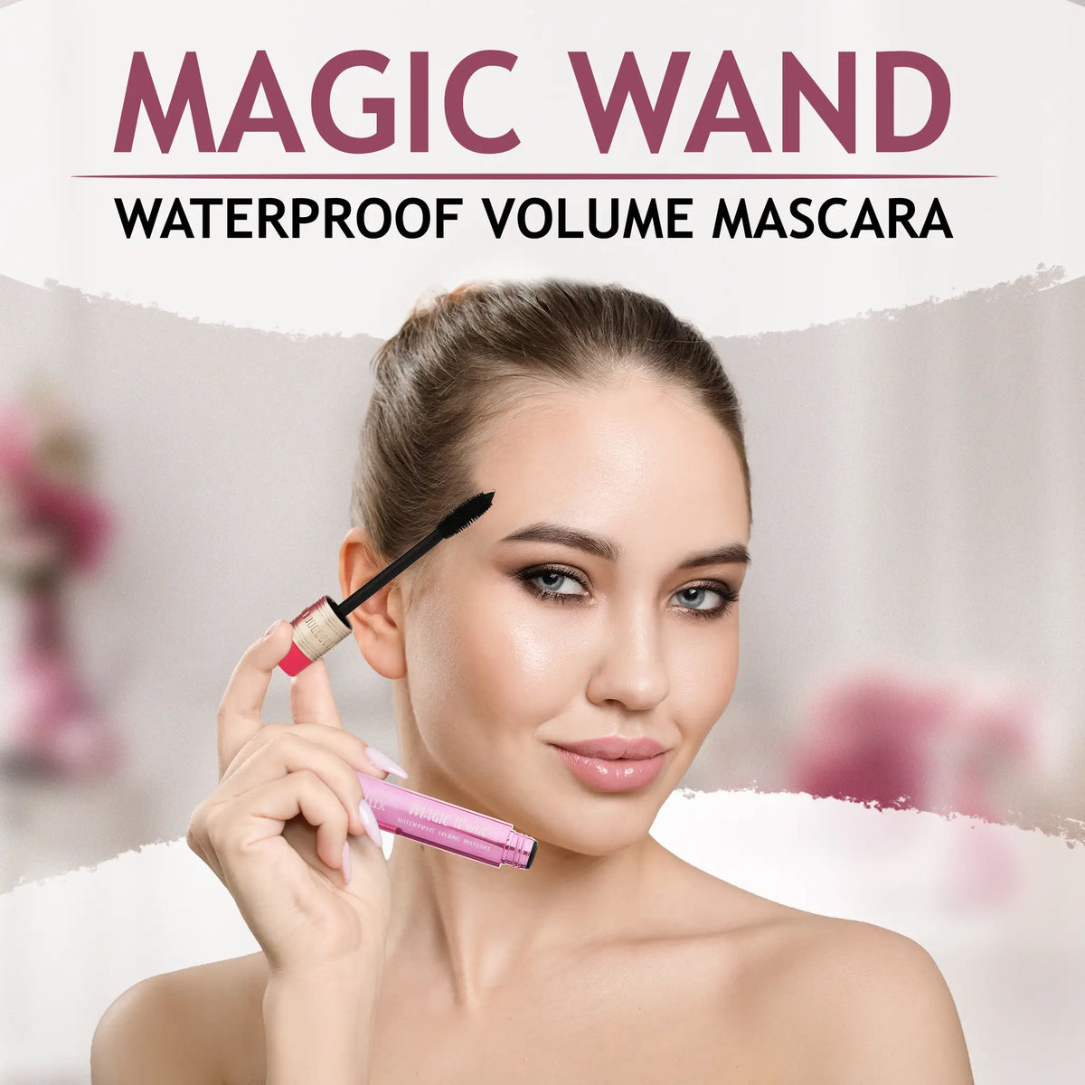 Máscara de Pestañas Voluminizadora a Prueba de Agua Magic Wand