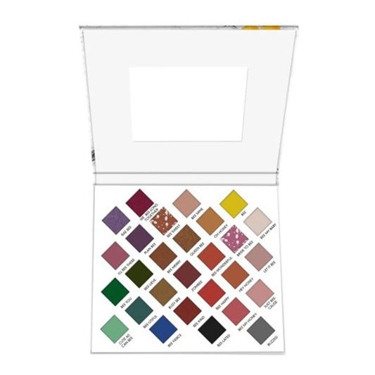 Honey Bee Eyeshadow palette, best natural eyeshadow palette​, matte eyeshadow palette, eyeshadow palette sparkly, shimmer eyeshadow palette, modern eyeshadow palette
