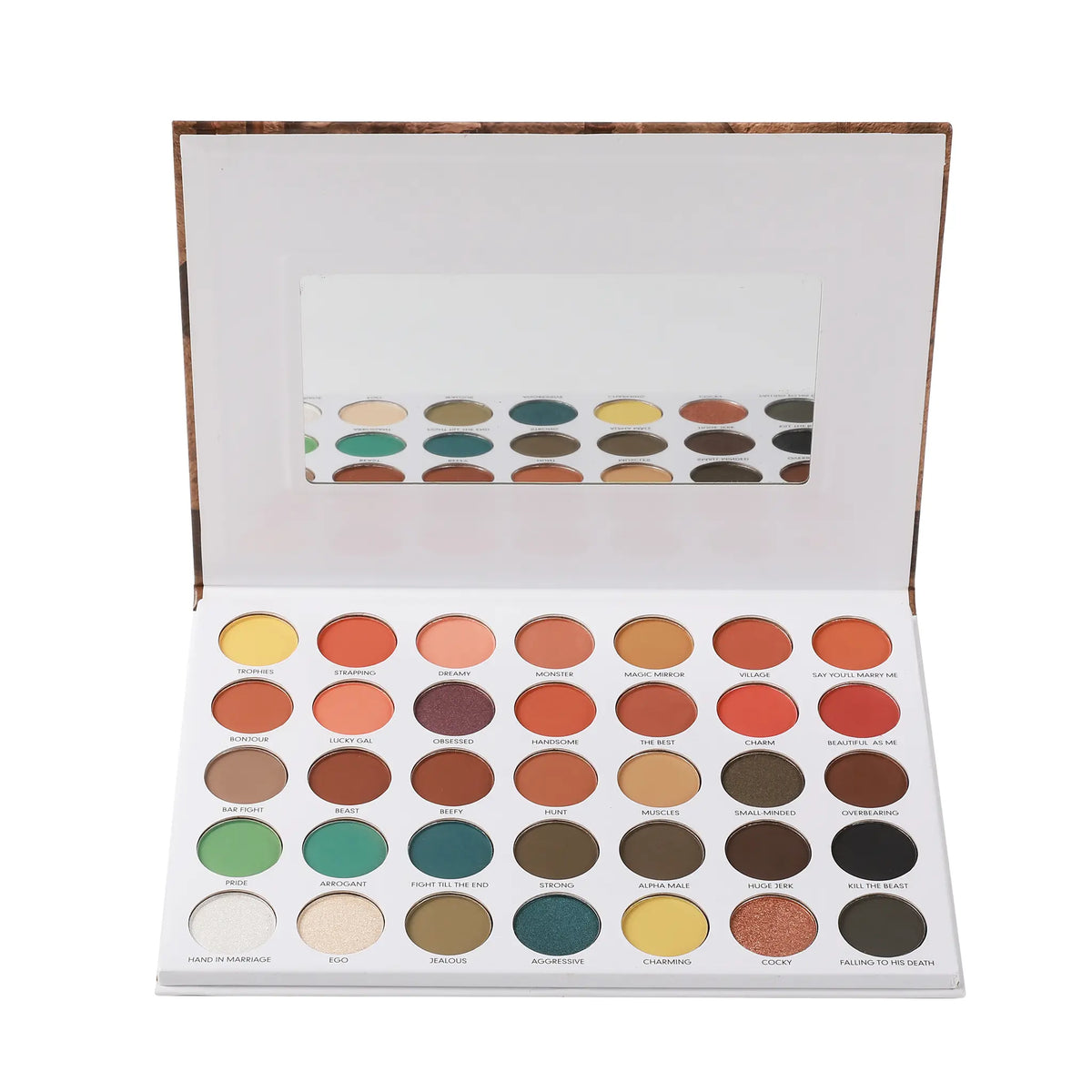 La paleta de sombras de ojos Hunter