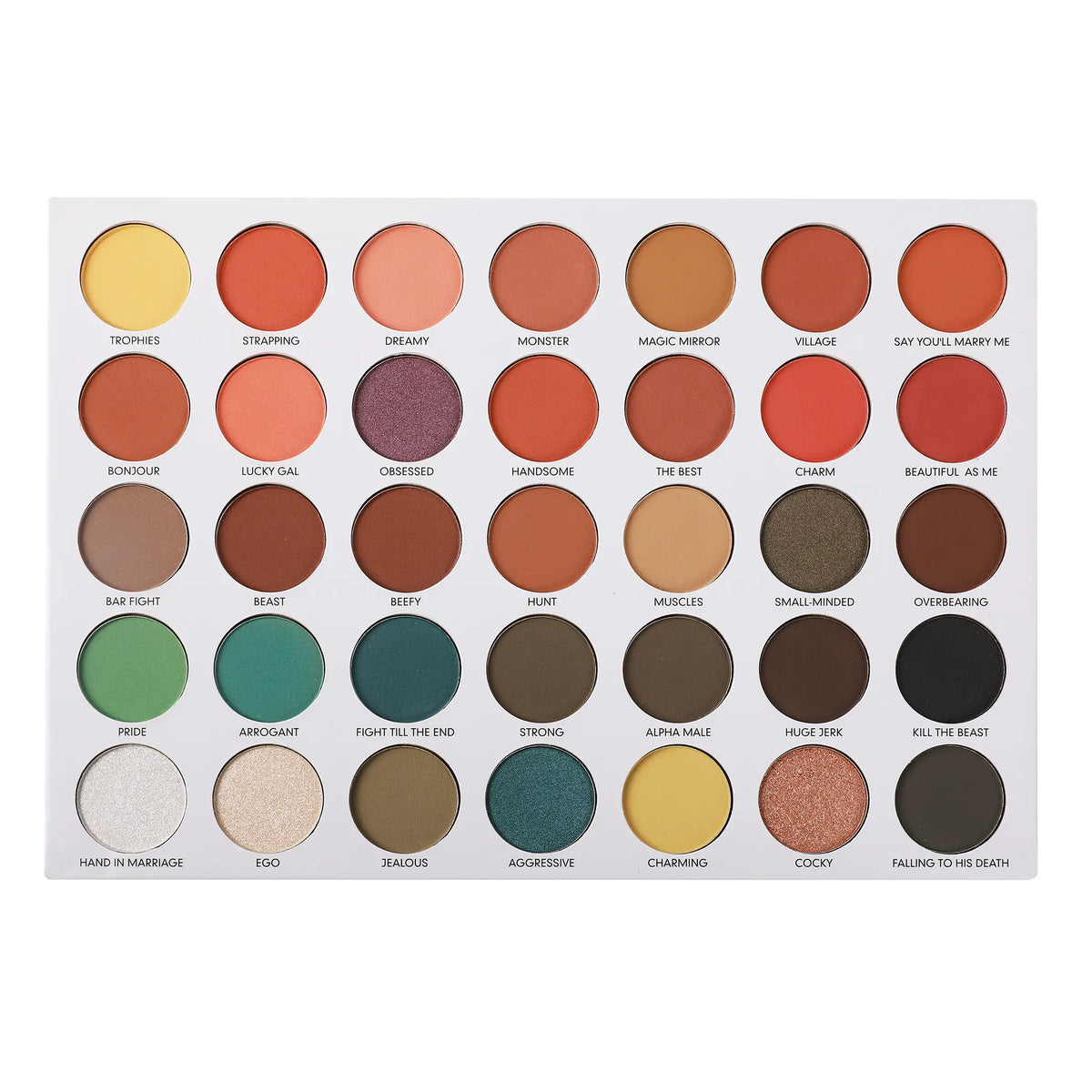 La paleta de sombras de ojos Hunter