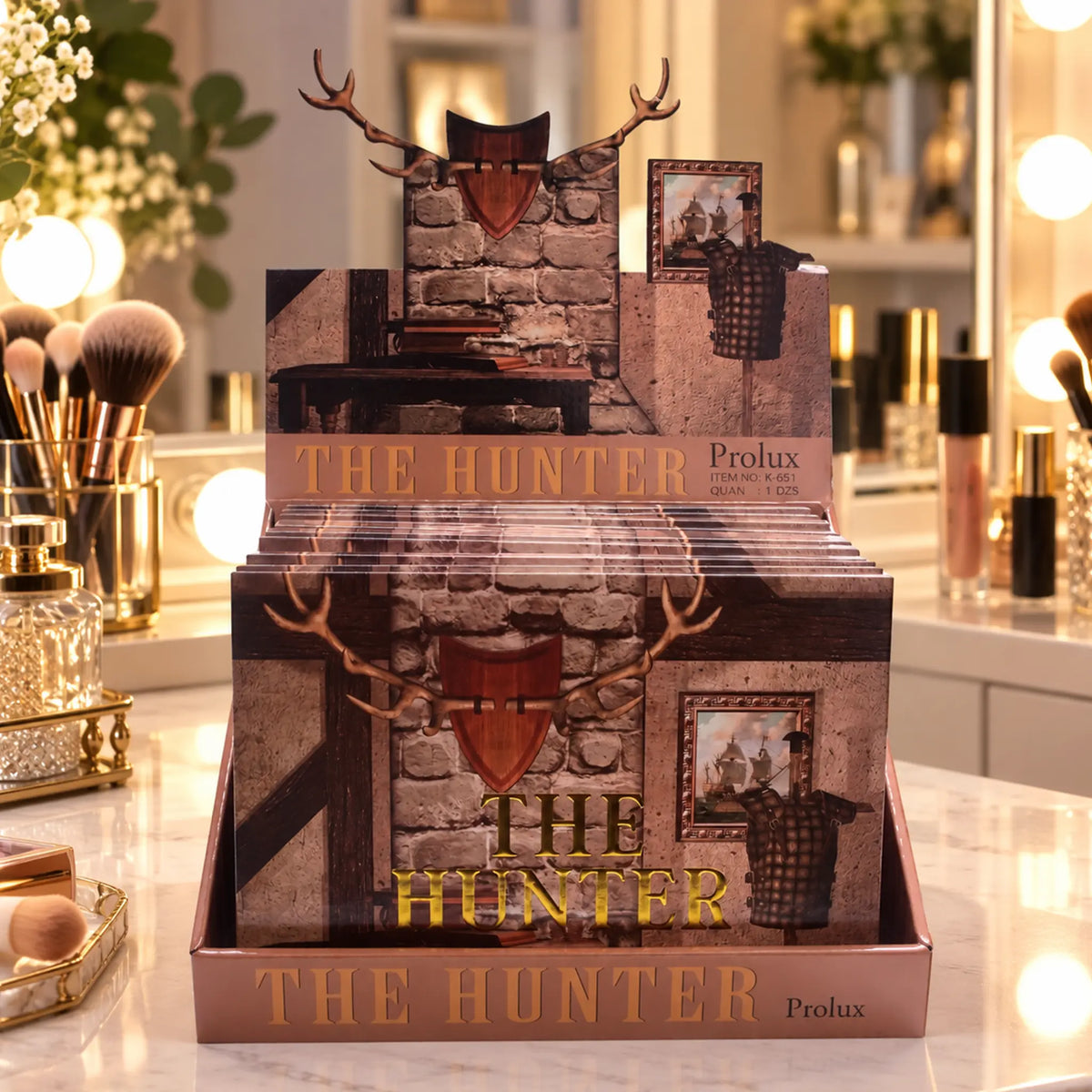La paleta de sombras de ojos Hunter