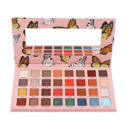 Monarka Eye Shadow Palette, shimmer eye shadow palette, matte eye shadow palette