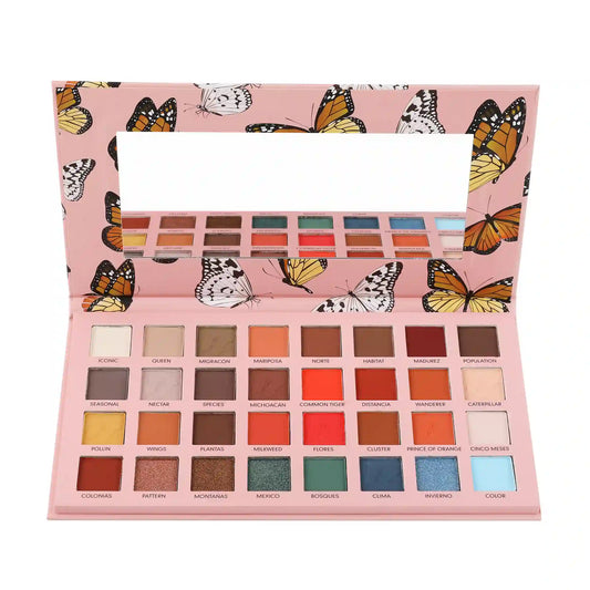 Monarka Eye Shadow Palette, shimmer eye shadow palette, matte eye shadow palette