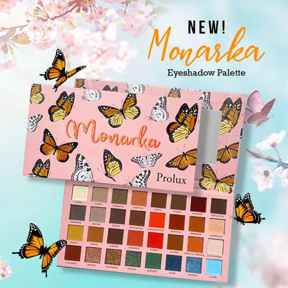 Monarka Eye Shadow Palette, shimmer eye shadow palette, matte eye shadow palette