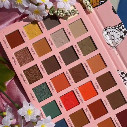 Monarka Eye Shadow Palette, shimmer eye shadow palette, matte eye shadow palette