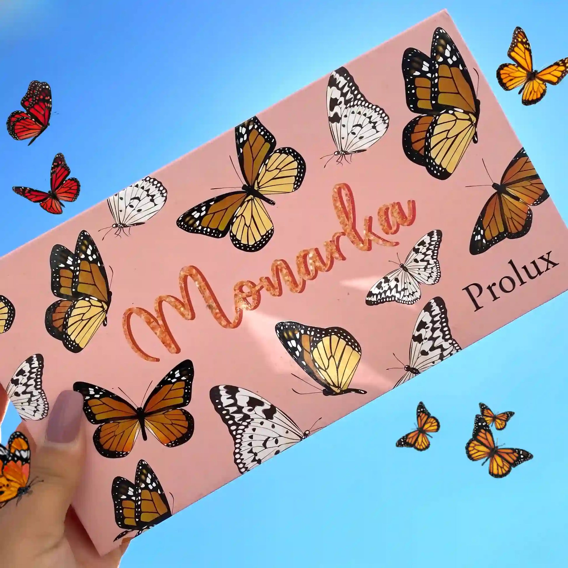 Monarka Eye Shadow Palette, shimmer eye shadow palette, matte eye shadow palette