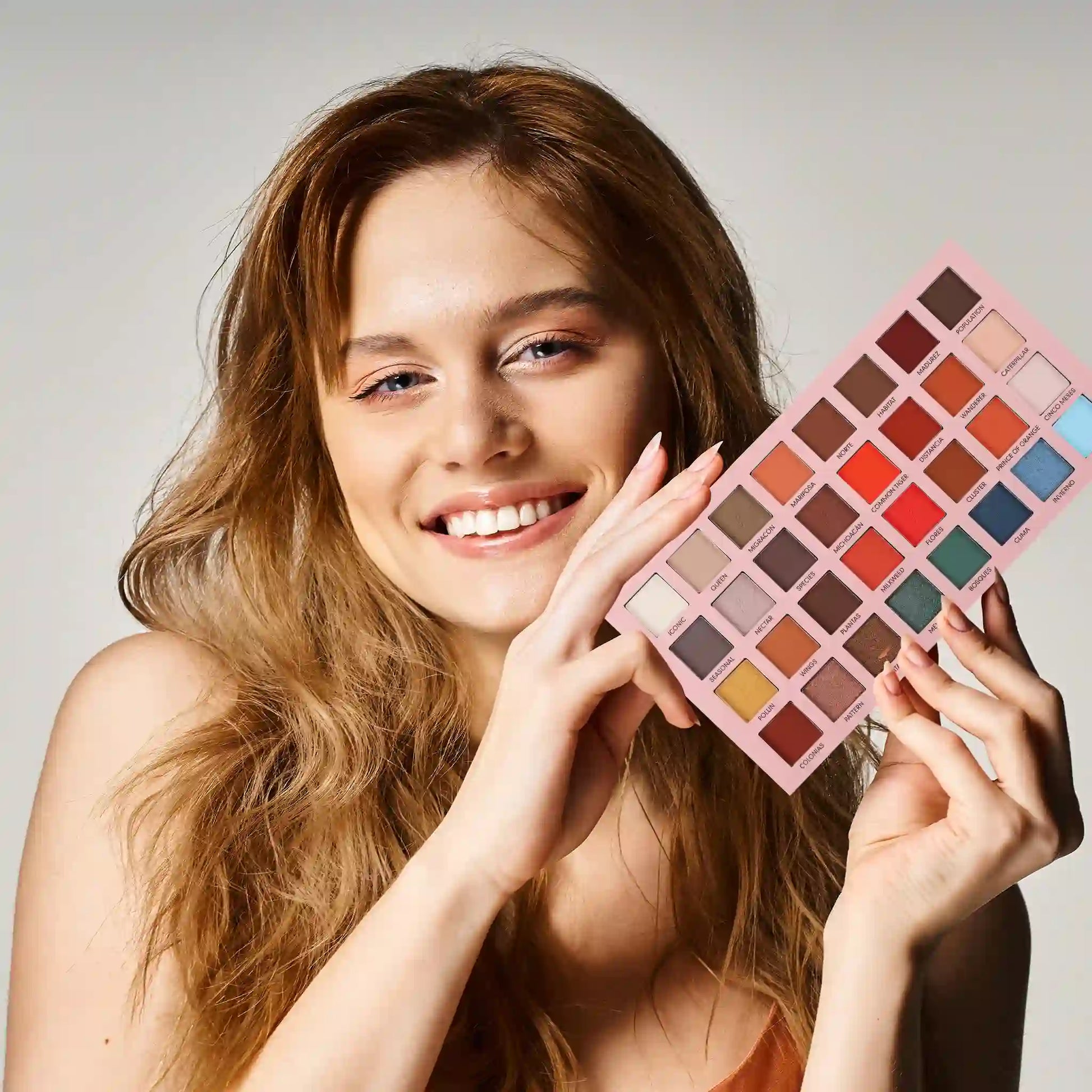 Monarka Eye Shadow Palette, shimmer eye shadow palette, matte eye shadow palette