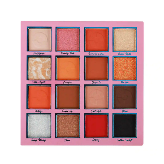 Fabulous 50's Eyeshadow Palette, shimmer eyeshadow palette, matte eyeshadow palette​, glitter eyeshadow palette