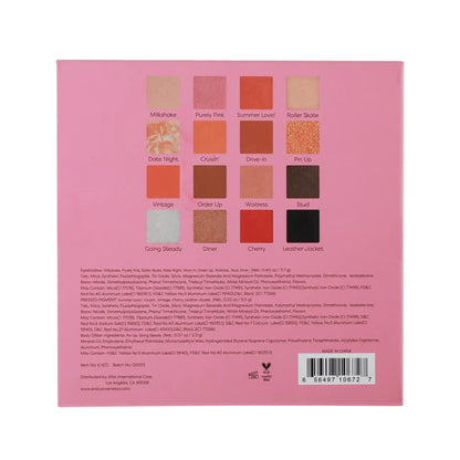 Fabulous 50's Eyeshadow Palette, shimmer eyeshadow palette, matte eyeshadow palette​, glitter eyeshadow palette
