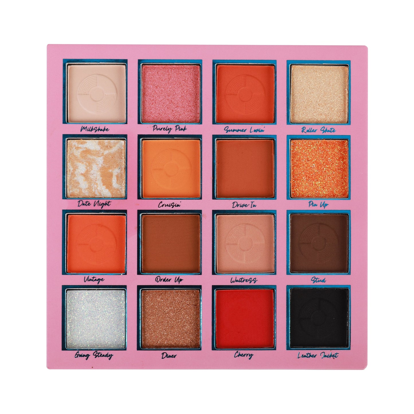 Fabulous 50's Eyeshadow Palette, shimmer eyeshadow palette, matte eyeshadow palette​, glitter eyeshadow palette