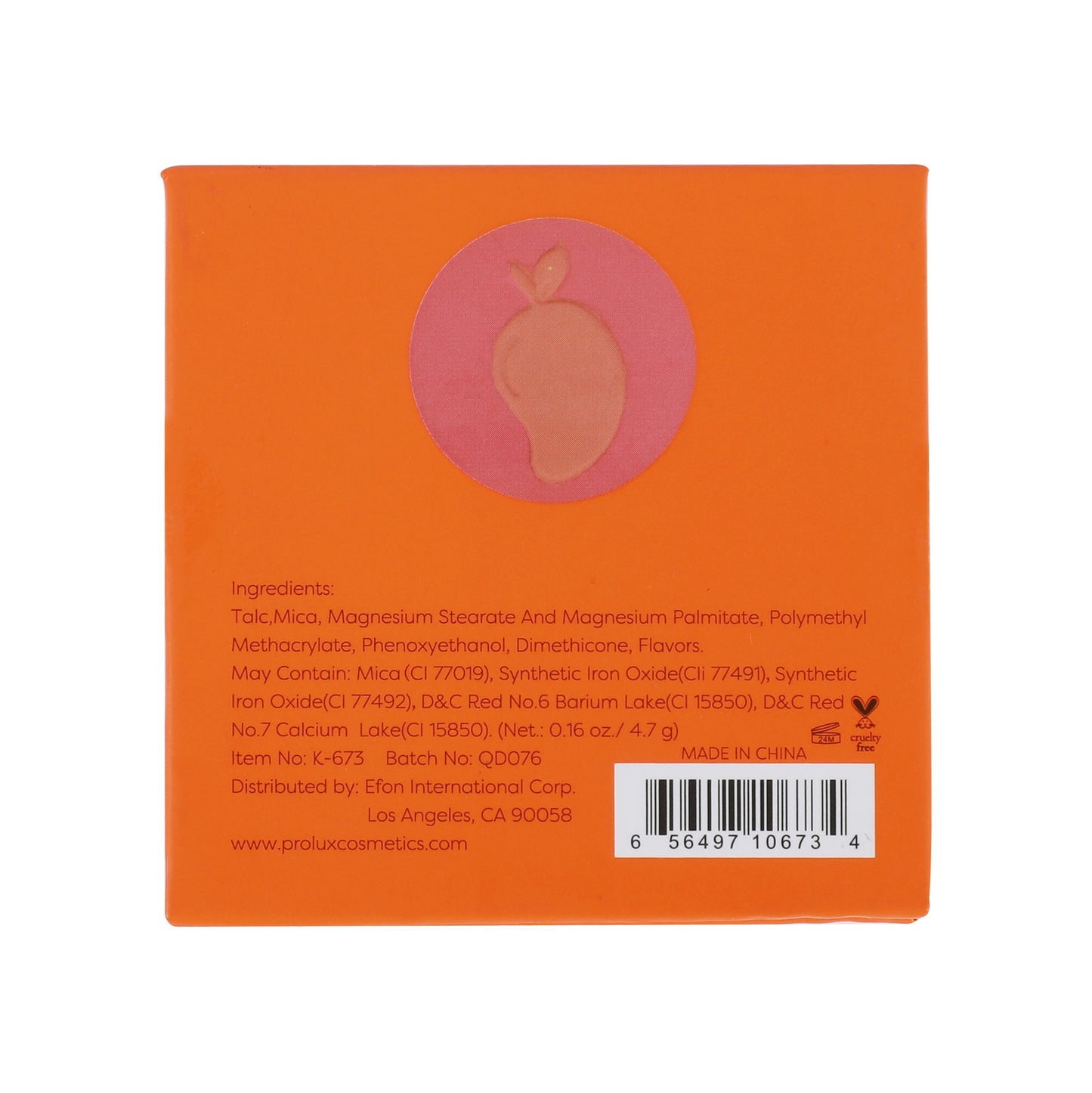 Prolux Mango Blush Duo, powder blush duo