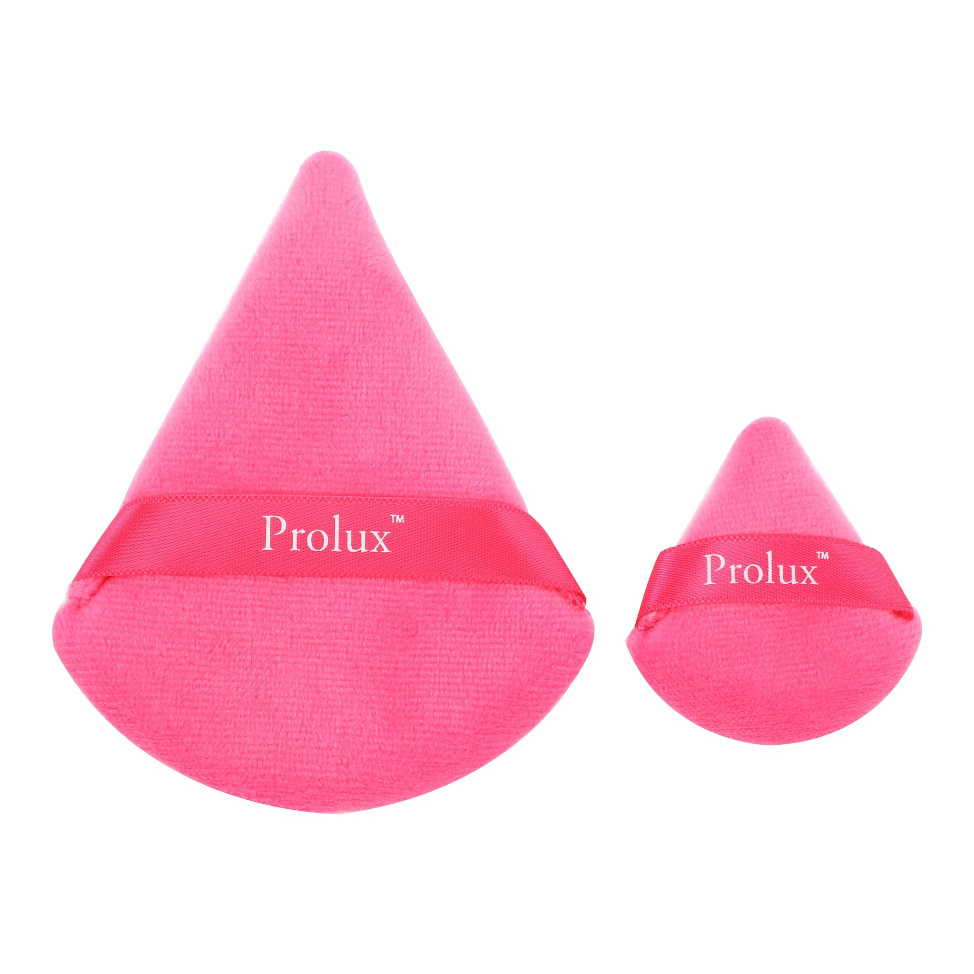 Prolux Triangular Powder Puff Duo, powder puff, powder puffs, triangle powder puff​