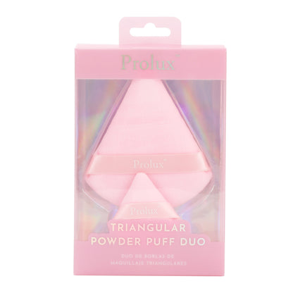 Prolux Triangular Powder Puff Duo, powder puff, powder puffs, triangle powder puff​