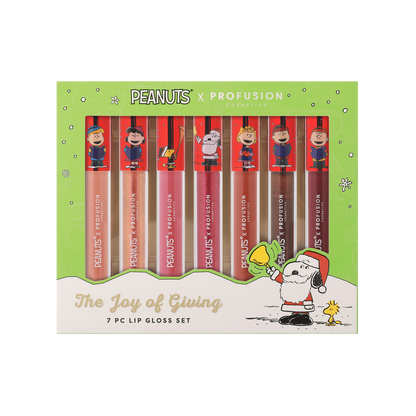 Peanuts Holiday | The Joy of Giving 7PC Lip Gloss Set
