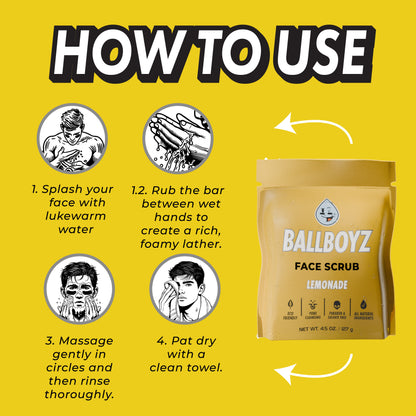 Lemonade Face Scrub (Light Acne)